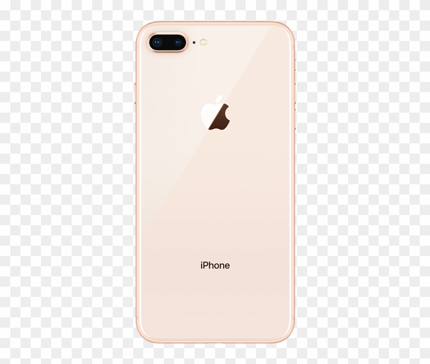 Apple Iphone 8 Plus 256 Gb Gold Back - Iphone 8 Plus Retro Clipart #1289233