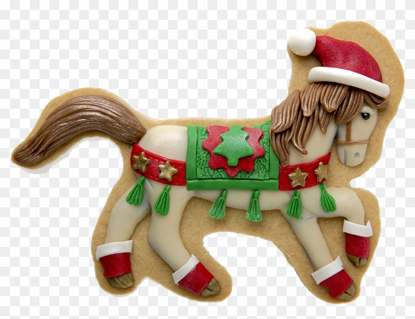Christmas Horse - Christmas Cookie Photo Png Transparent Clipart