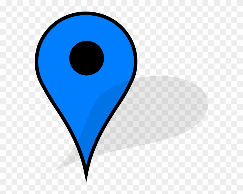 Blue Marker Google Maps Clipart #1289804
