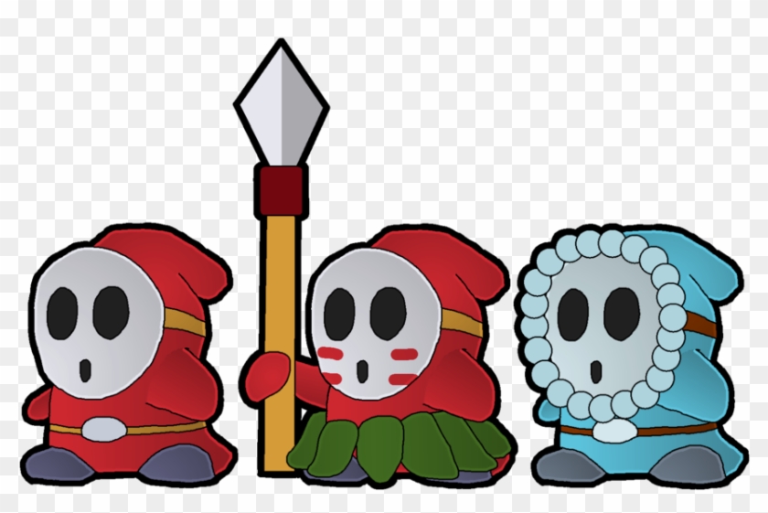 Shy Guy Paper Mario - Paper Mario Shy Guy Clipart