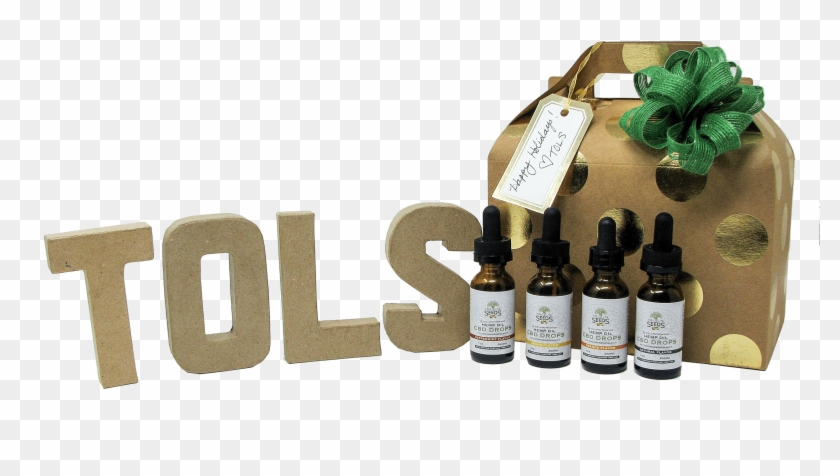 Tree Of Life Seeds Cbd Oil Drop Gift Set - Champagne Clipart