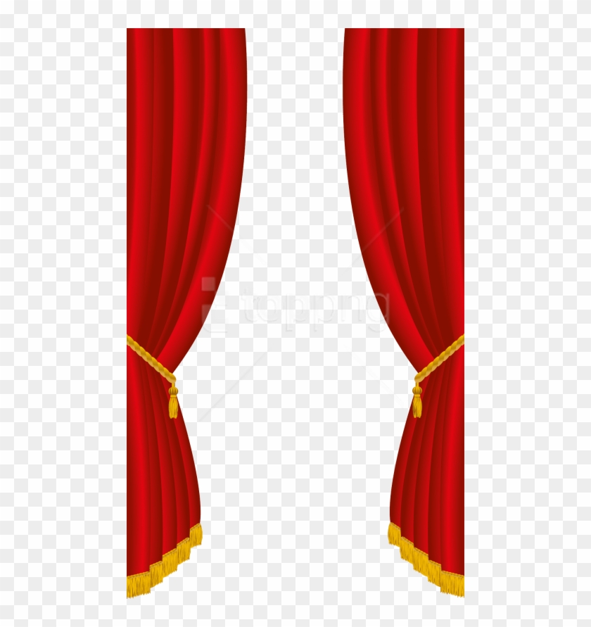 Free Png Curtains Png Images Transparent - Curtain Theatre Png Clipart #1290056