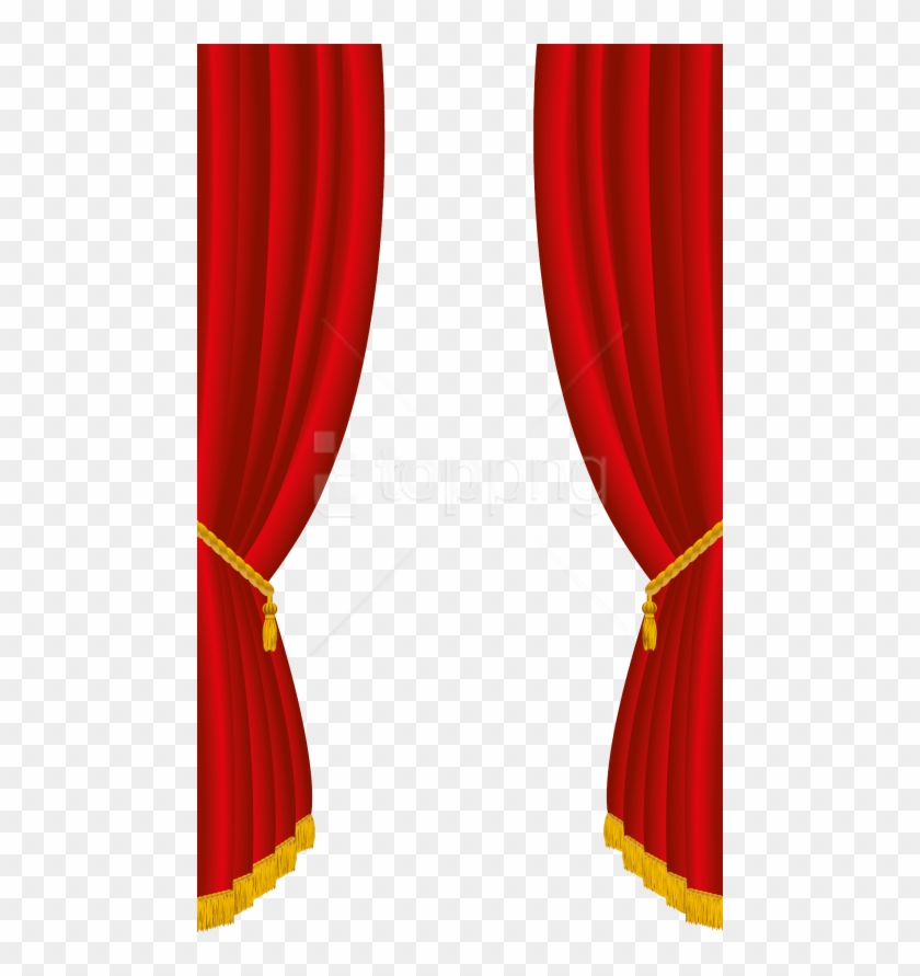 Free Png Curtains Png Images Transparent - Curtain Theatre Png Clipart