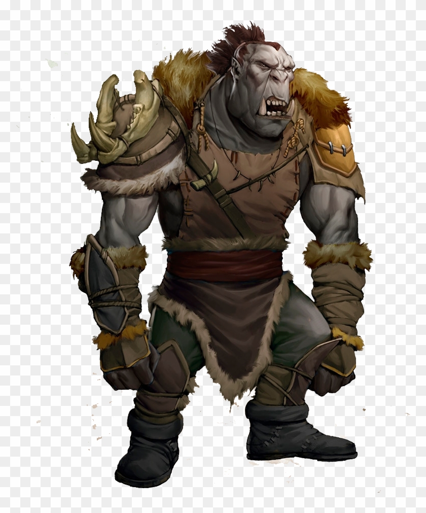 Orc - 5e Orc Warchief Stats Clipart #1290120