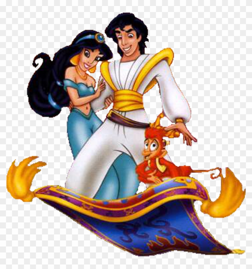 Aladdin And Jasmine Png Clipart (#1291179) - PikPng