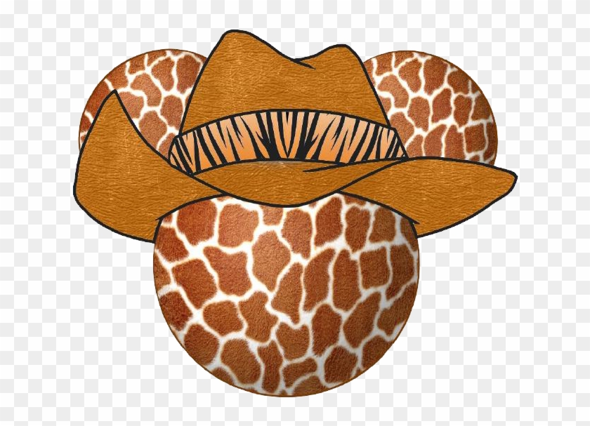 Safari Hat Clipart Print Mickey Ears W Clipart - Safari Mickey Head - Png Download #1291181