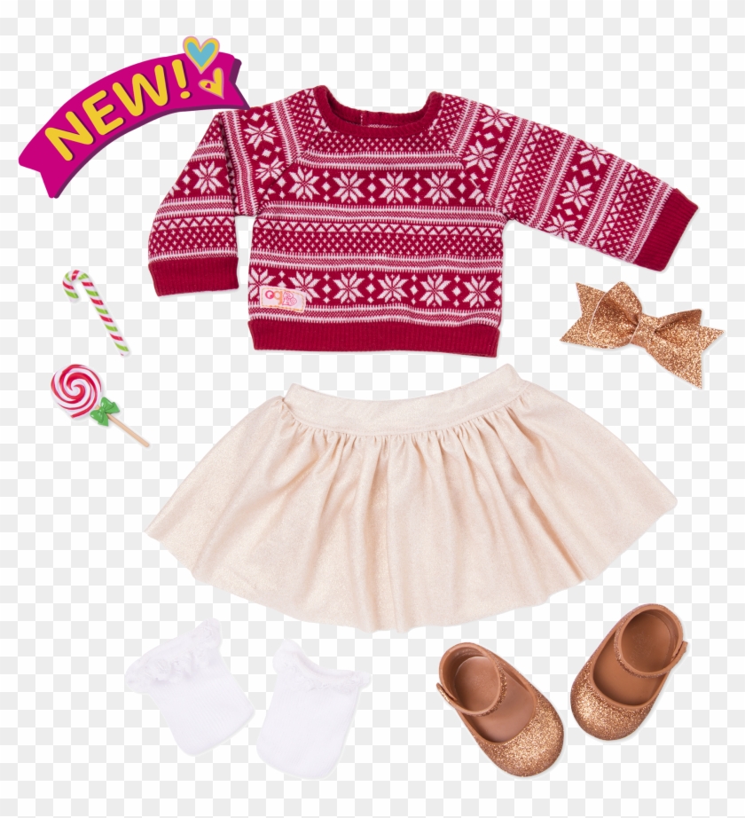 Sweet Holiday Outfit - Miniskirt Clipart