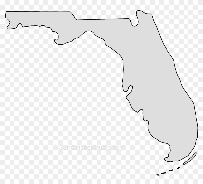 Printable Shape Stencil Pattern Png Clip Art - Southwest Florida Map Black And White Transparent Png