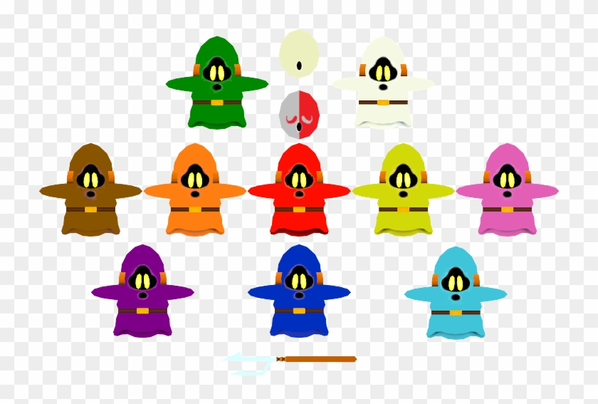 Shy Guys - Luigi's Mansion Clipart