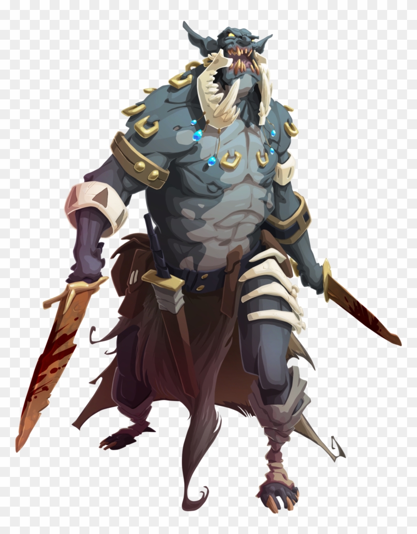 Orc-warrior2 Clipart