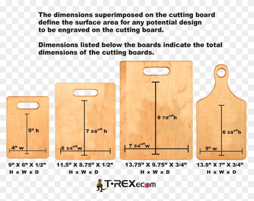 Download The Attached Cuttingboard Sizes For Use In Clipart #1291849