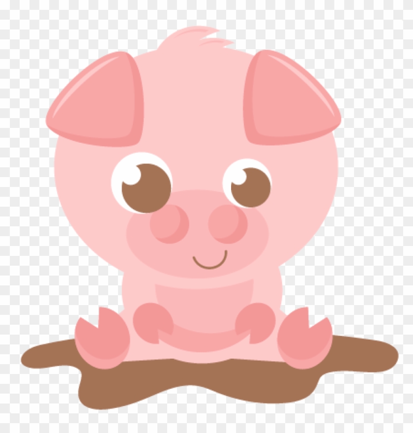 Pink Pig Clipart Pink Pig Silhouette At Getdrawings - Cute Pig Clipart Png Transparent Png