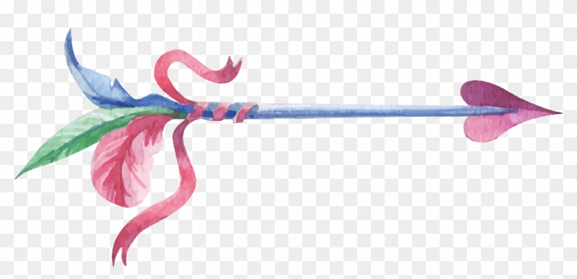 Euclidean Vector Cupid Transprent - Vector Arrow Acuarela Clipart