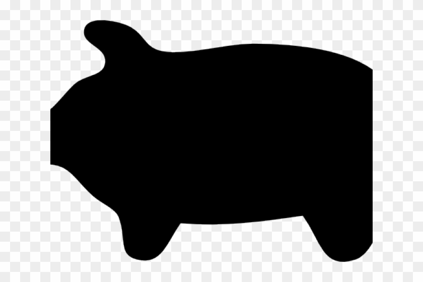 Pig Clipart Silhouette - Snout - Png Download #1292179