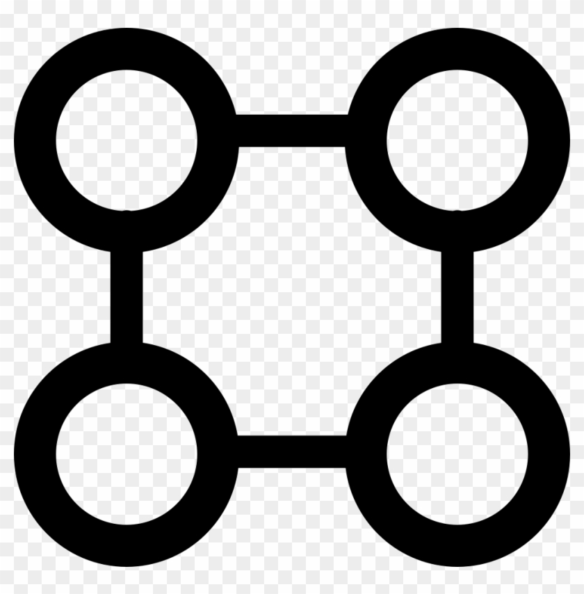 Png File - Objeto Con Cuatro Circulos Y Cuatro Cuadrados Clipart