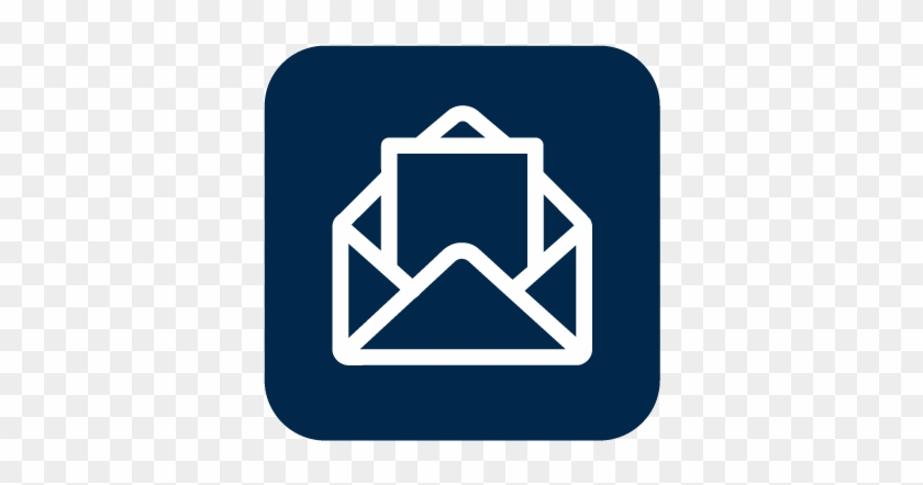 Icon1 Correct-corners - Email Schwarz Weiß Clipart