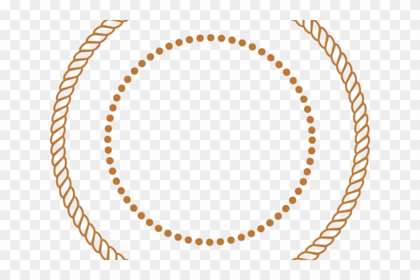 Drawn Rope Circle Vector - Rope In Circle Clipart #1292502