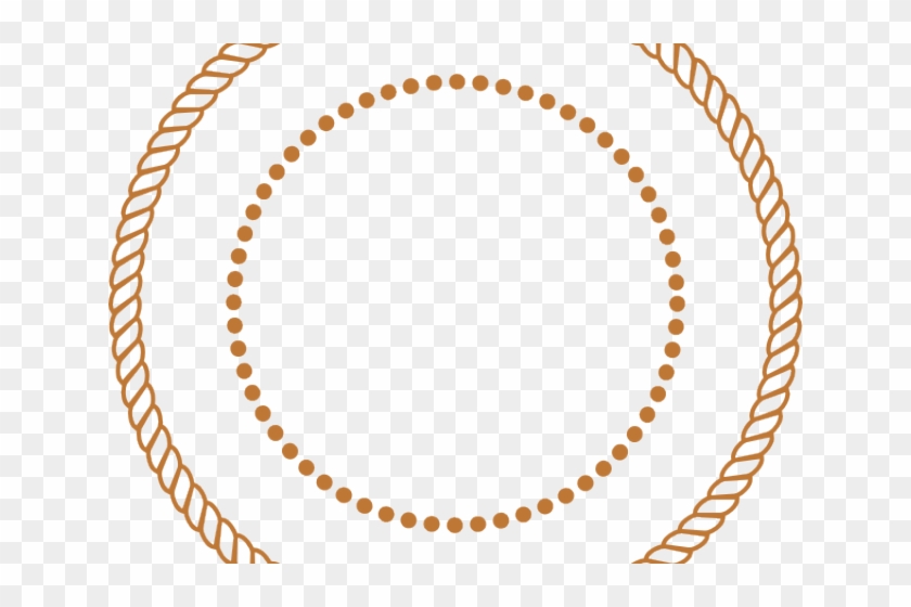 Drawn Rope Circle Vector - Rope In Circle Clipart #1292502