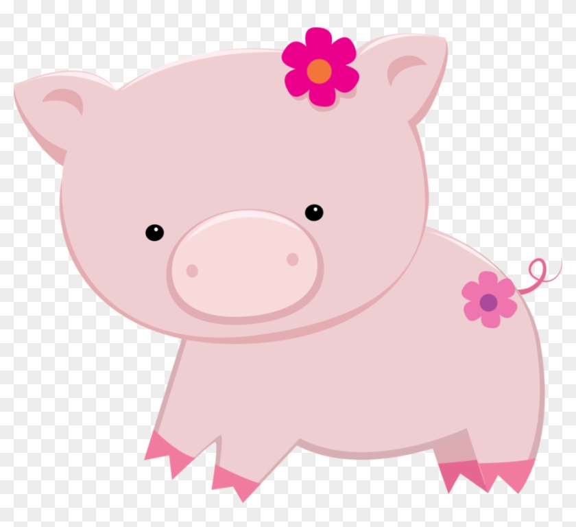 Cute Farm For Girls Clip Art - Animais Fazendinha Rosa Png Transparent Png