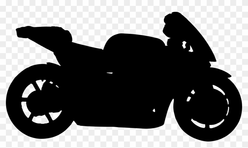 Pink Pig Silhouette At Getdrawings - Clip Art Transparent Motorcycle - Png Download