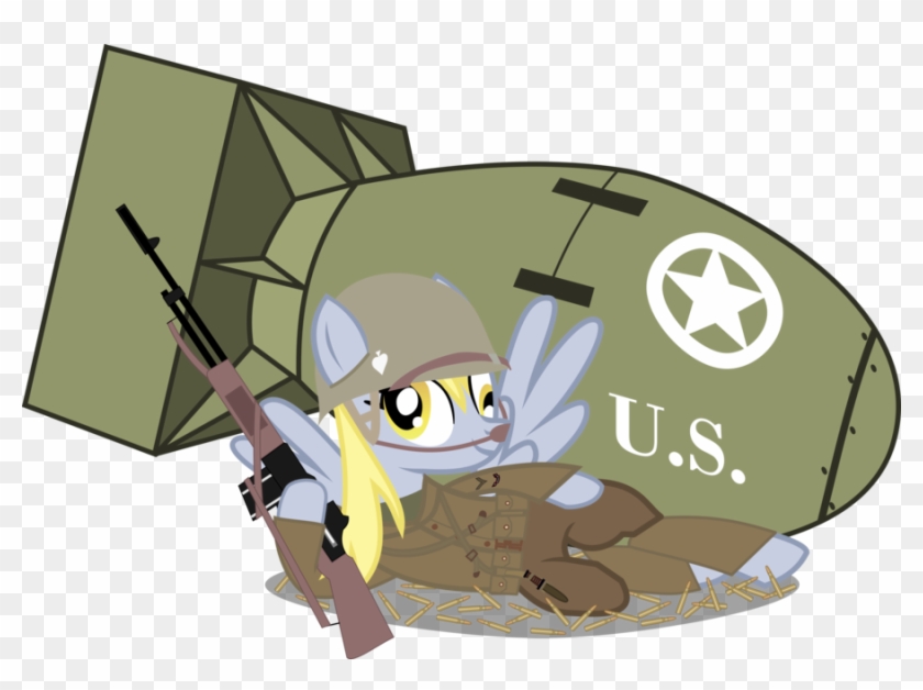 Us Derpy Commission - My Little Pony Ww2 Clipart #1293236