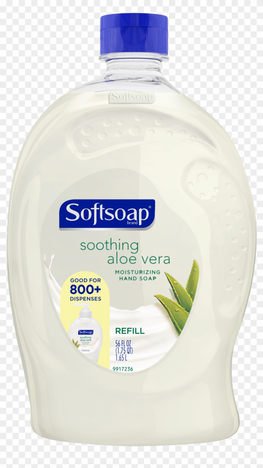 Softsoap Soothing Aloe Vera 50 Fl Oz Refill Clipart