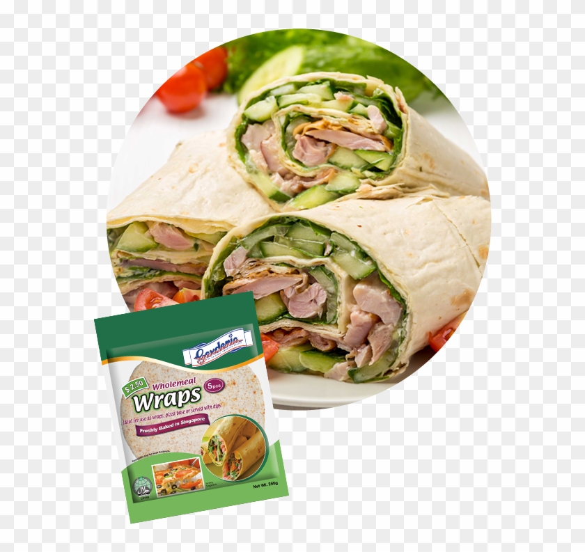 Pan Grilled Chicken Avocado Wrap - Wrap Pan Clipart