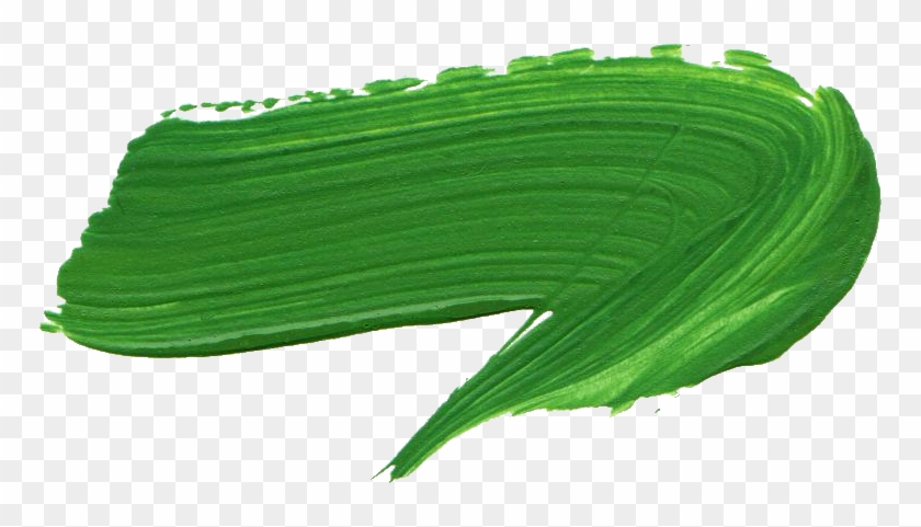 Green Paint Stroke Png - Green Brush Stroke Png Clipart
