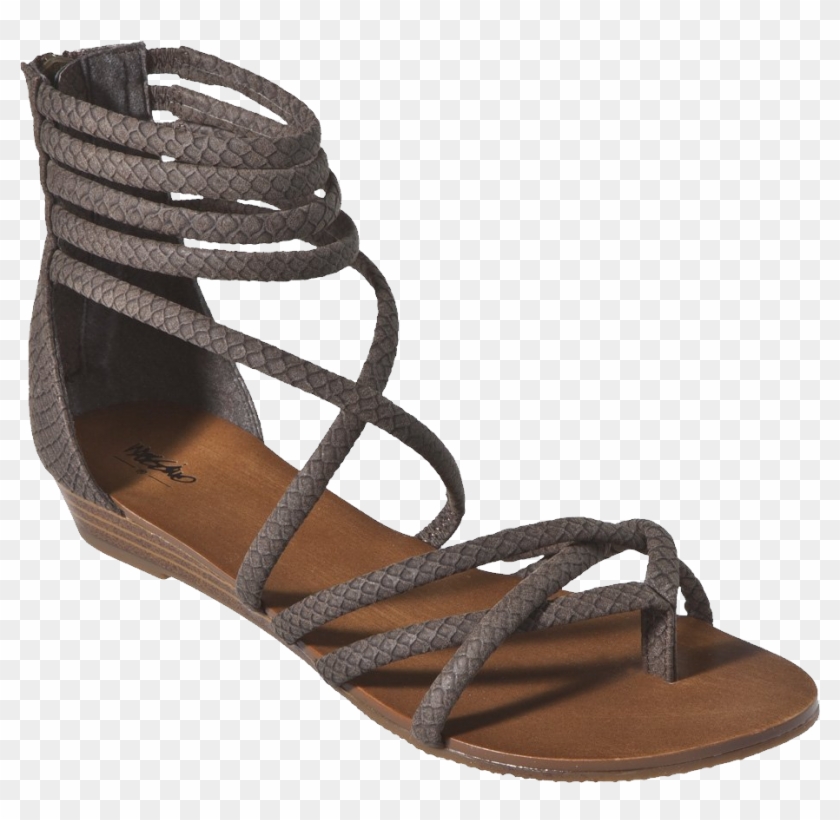 Leather Sandal Ladies Png Image - Sandals With Transparent Background Clipart #1293965