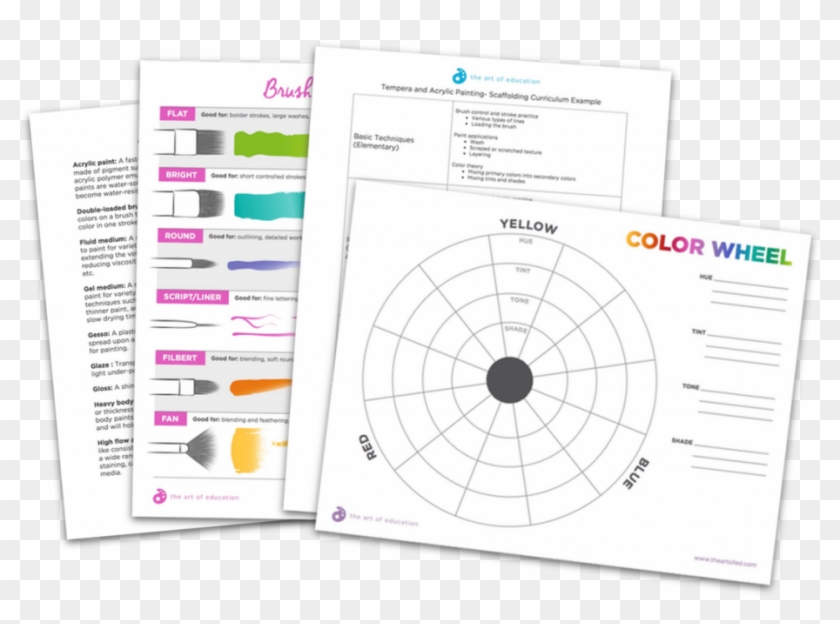 Painting Documents - Circle Clipart