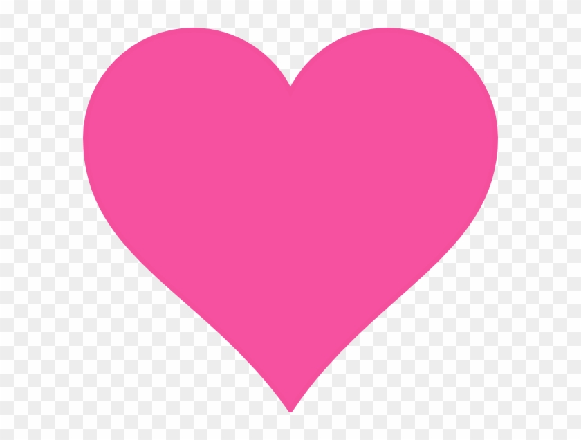 Hot Pink Heart Png Clipart