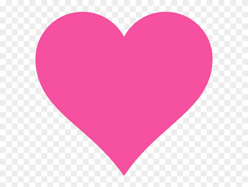 Hot Pink Heart Png Clipart #1294258