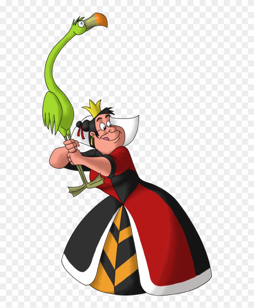 Png Freeuse Stock Disney Villain October The Queen - Disney Alice In Wonderland Queen Of Hearts Red Clipart #1294332