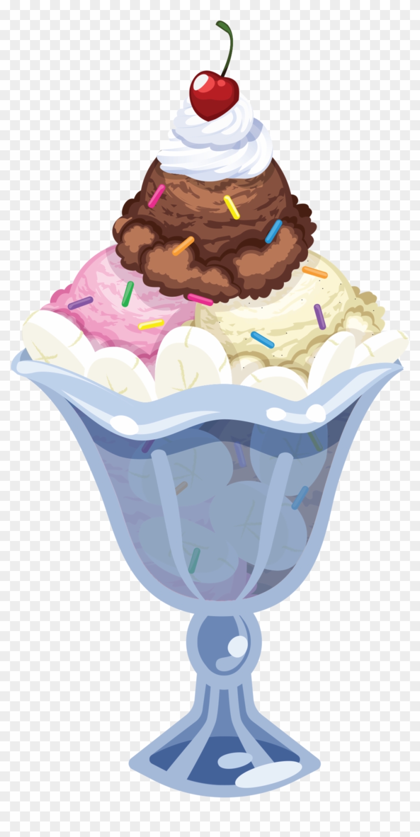 Ice Cream Sundae Png Clipart #1294419