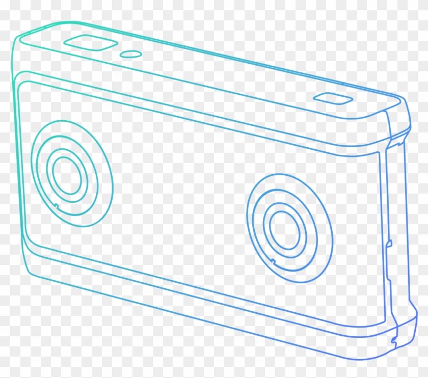 Google Only Shared An Outline Of The Vr180 Camera Design Clipart #1294449