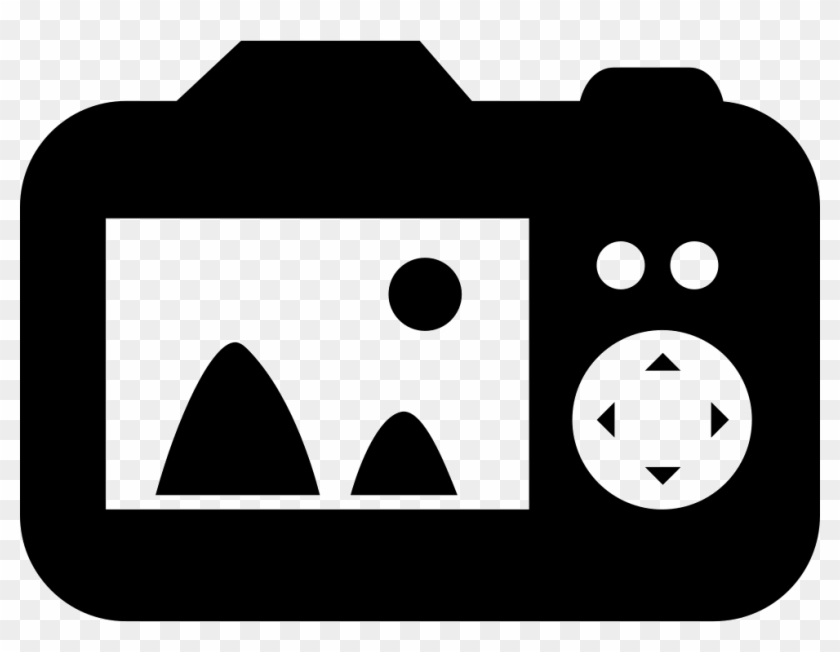 Digital Camera Screen Comments - Camera With Screen Icon Clipart #1294527