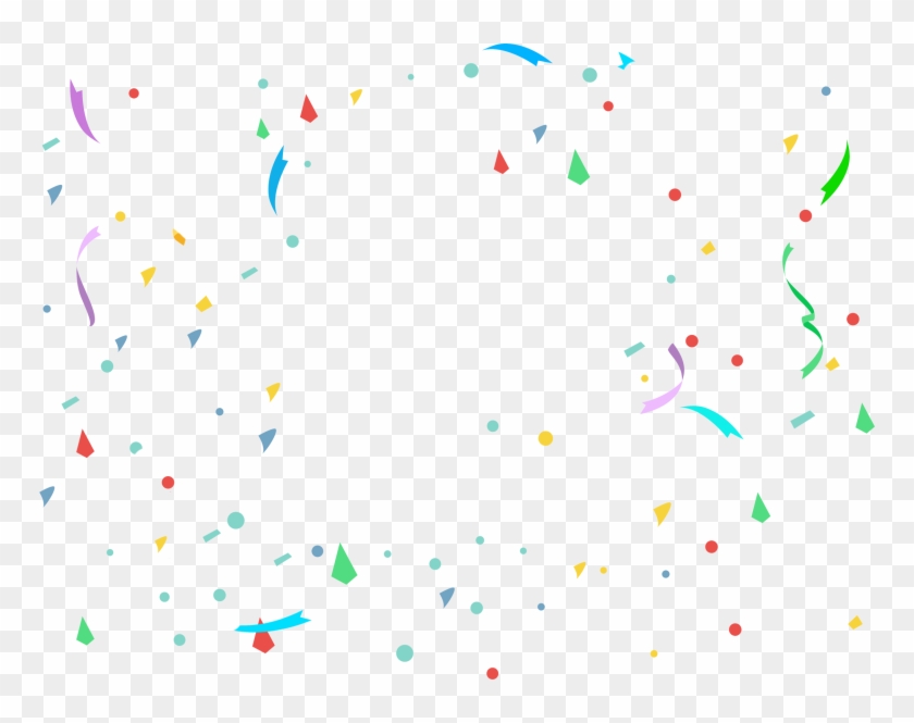 Download Confetti Png Transparent Picture - Transparent Background Confetti Png Clipart #1294604