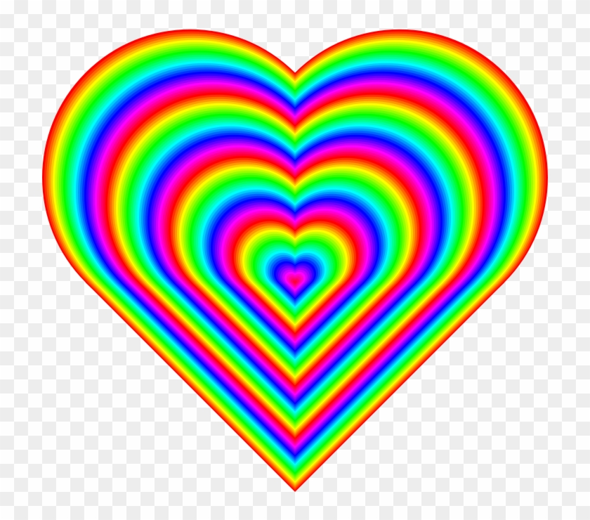Rainbow Heart Google Search Rainbow Heart Clipart Pikpng