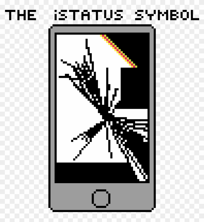 Cracked Screen - Synthpop Clipart #1294729