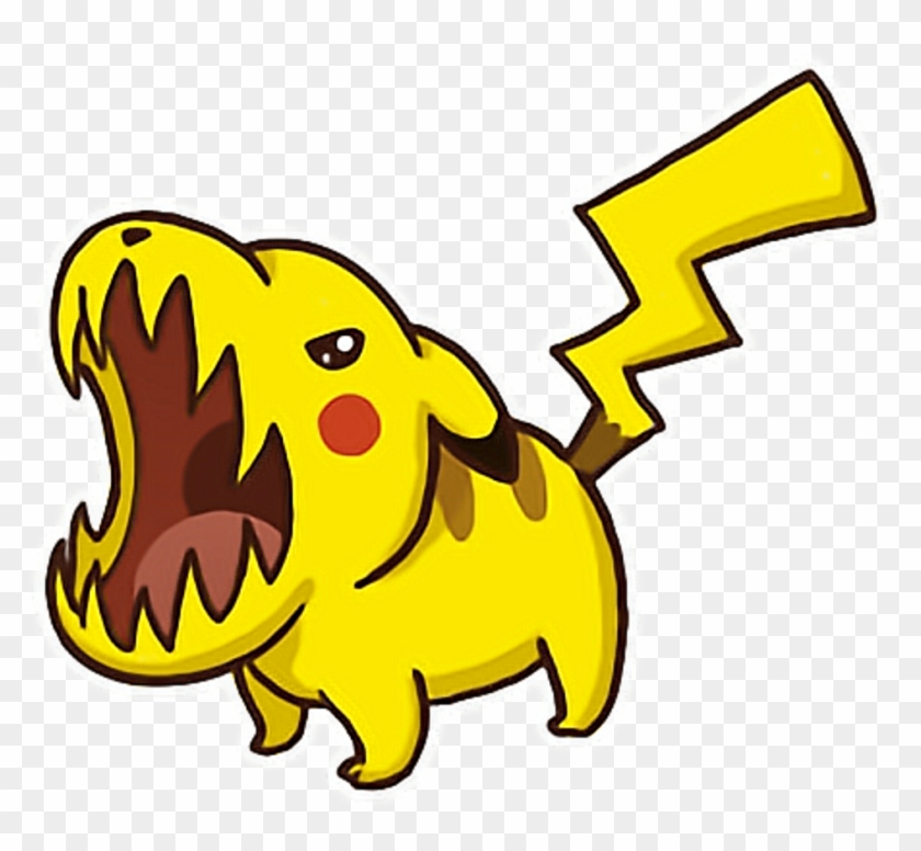 Angry Sticker - Pikachu Pokemon Angry Png Clipart