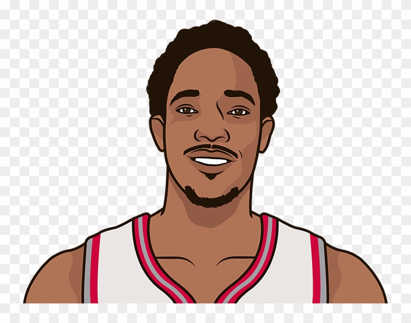 Demar Derozan Has 18 30 Point Games For The Raptors - Kyrie Irving Png Cartoon Clipart #1294829