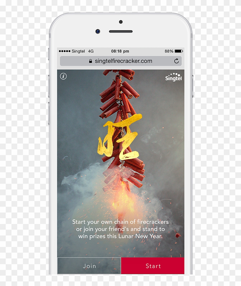 How It Works - Singtel Firecracker App Clipart