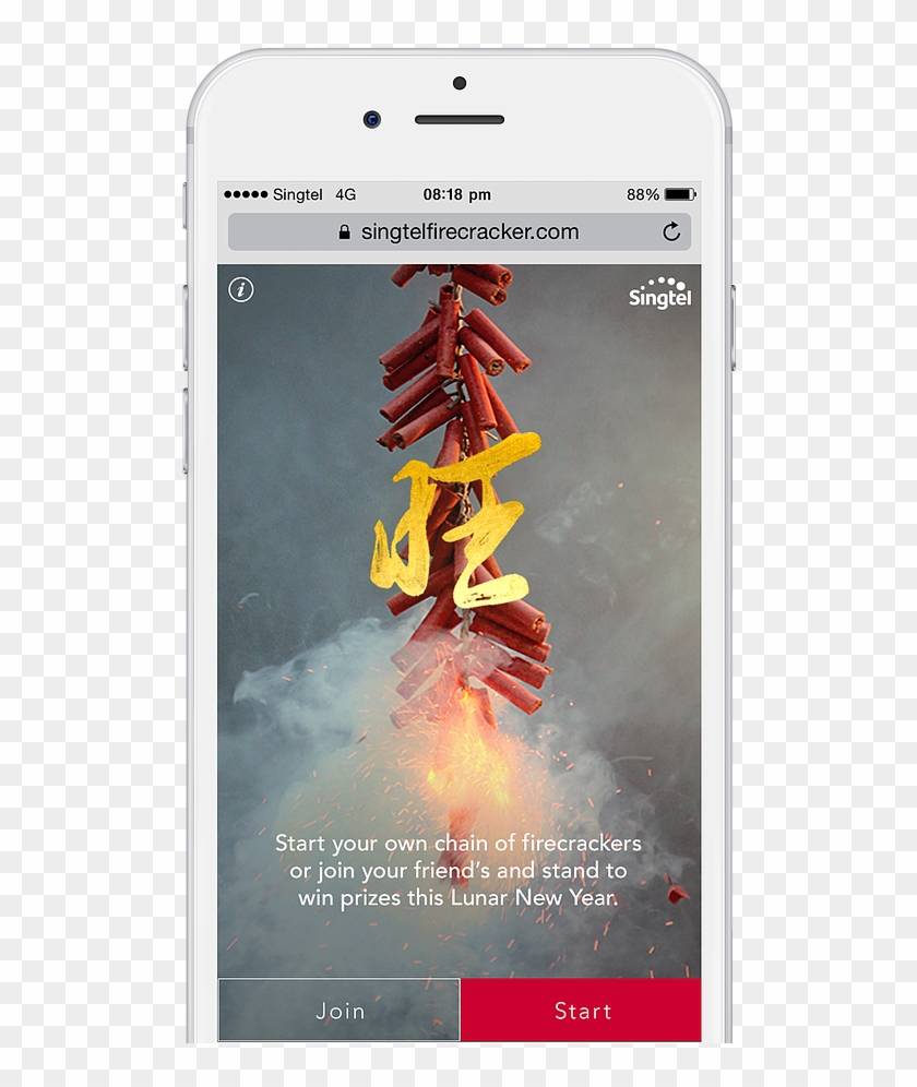 How It Works - Singtel Firecracker App Clipart #1294865