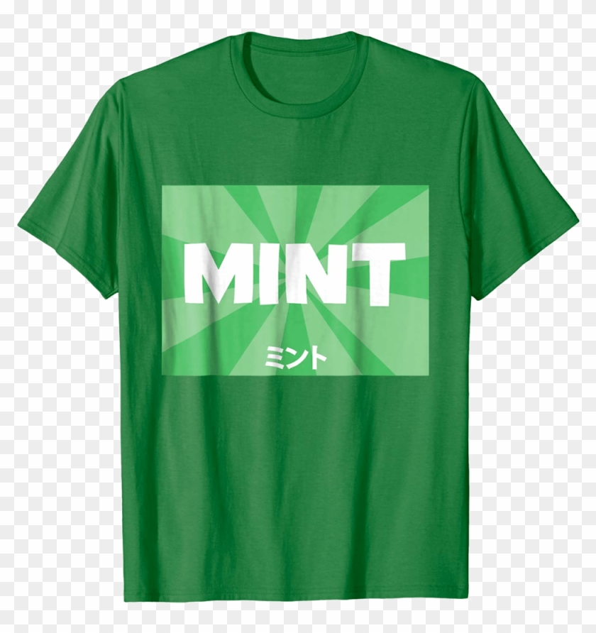Mint With Japanese Text T-shirt - Chinese New Years Sale 2019 Clipart