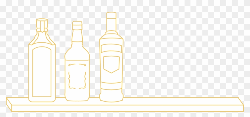 Clipart Transparent Library Bottle Transparent Bar - Liquor Bottle Inventory - Png Download #1295023