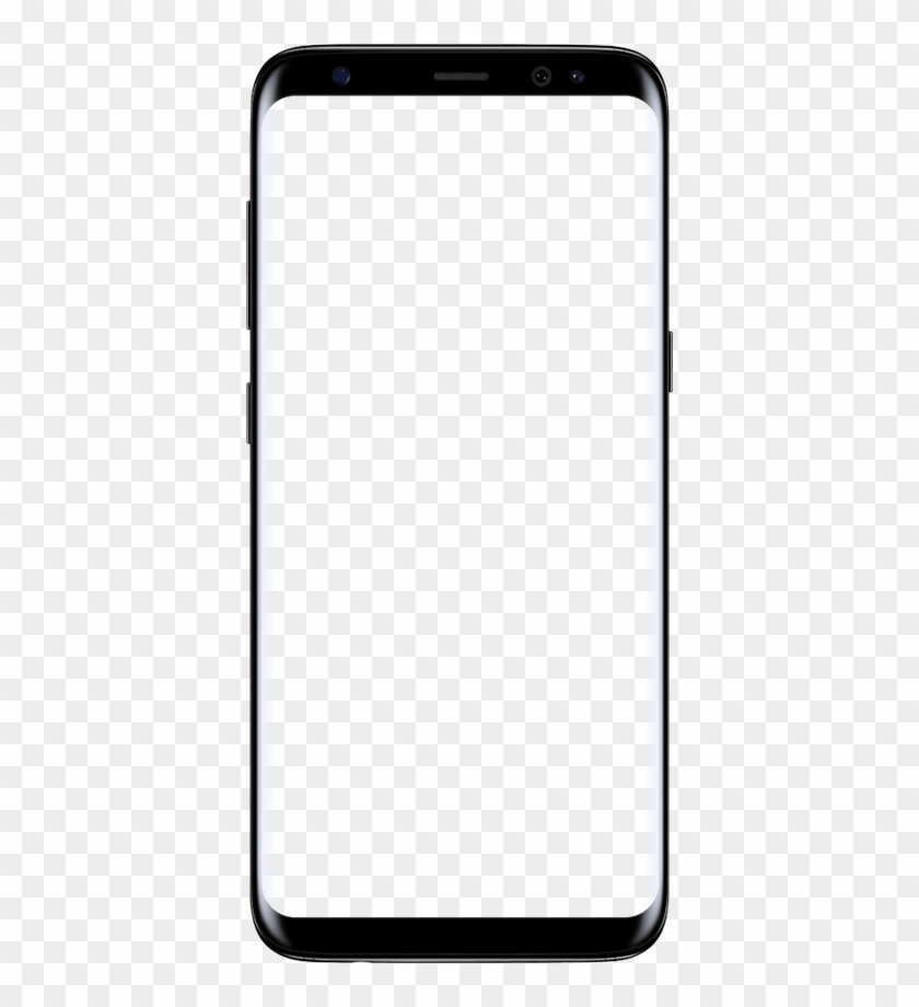 Image Of Galaxy S8 With Empty Screen - صورة هاتف فارغة Clipart #1295048