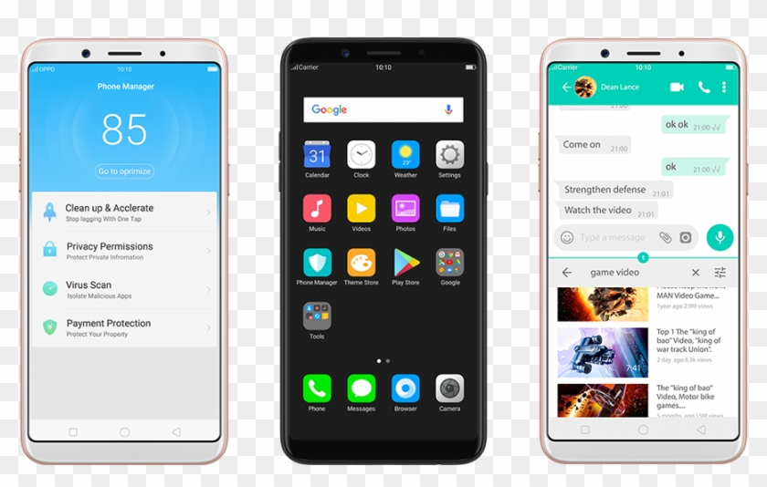 The Split Screen Mode Helps You Switch Between A You-tube - Oppo A73 Vs Oppo F5 Clipart #1295166