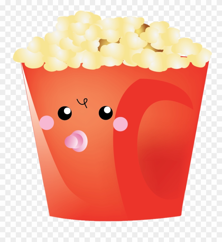 Popcorn Free To Use Cliparts - Cute Popcorn Clipart Png Transparent Png #1295327