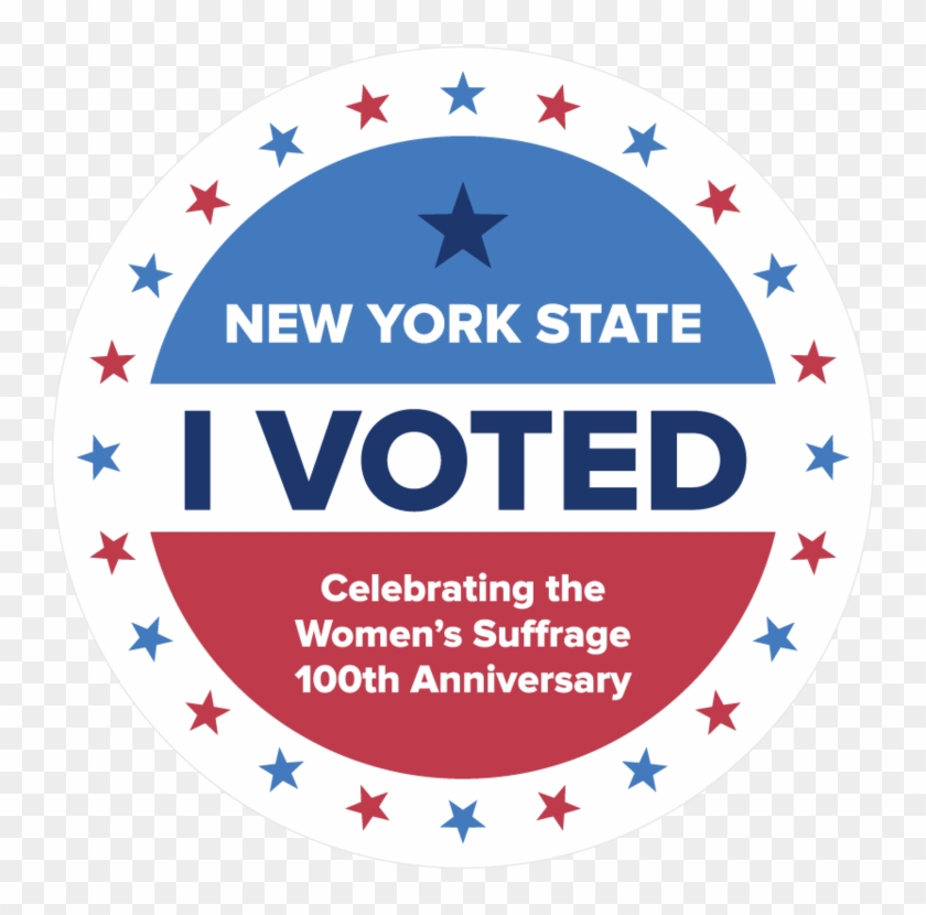 Nyc's Next 'i Voted' Sticker Will Honor The Women Of - New York State I Voted Clipart #1295349
