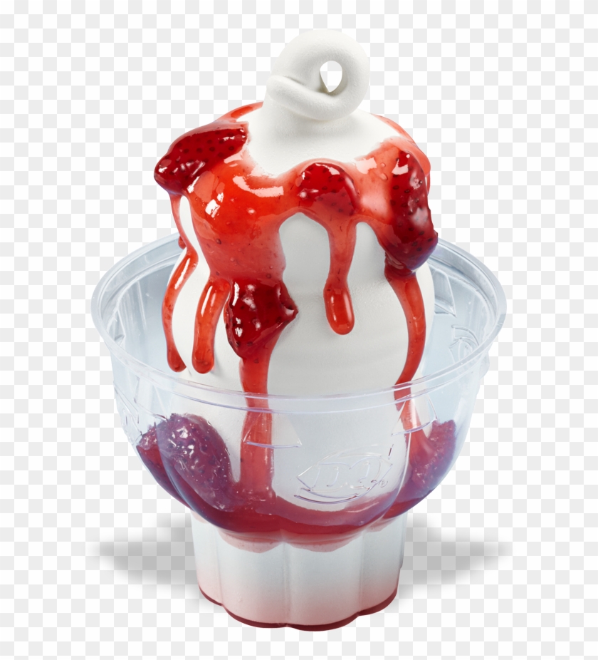 Strawberry Sundae - Dairy Queen Sundae Cup Clipart